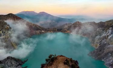 Kawah Ijen View on Sunny Days