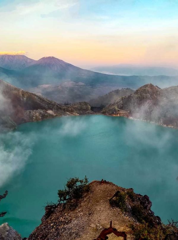 Kawah Ijen View on Sunny Days